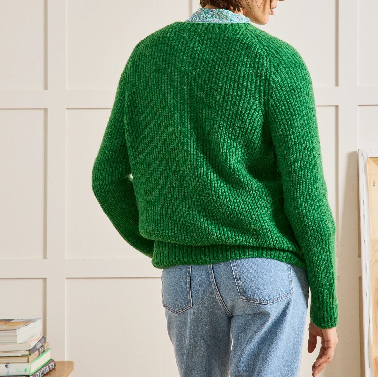 Custom Logo Women's Cardigan | Alpaca Mohair Blend Knit Sweater | Solid Color Casual Oversized Wear1